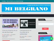 Tablet Screenshot of mibelgrano.com.ar
